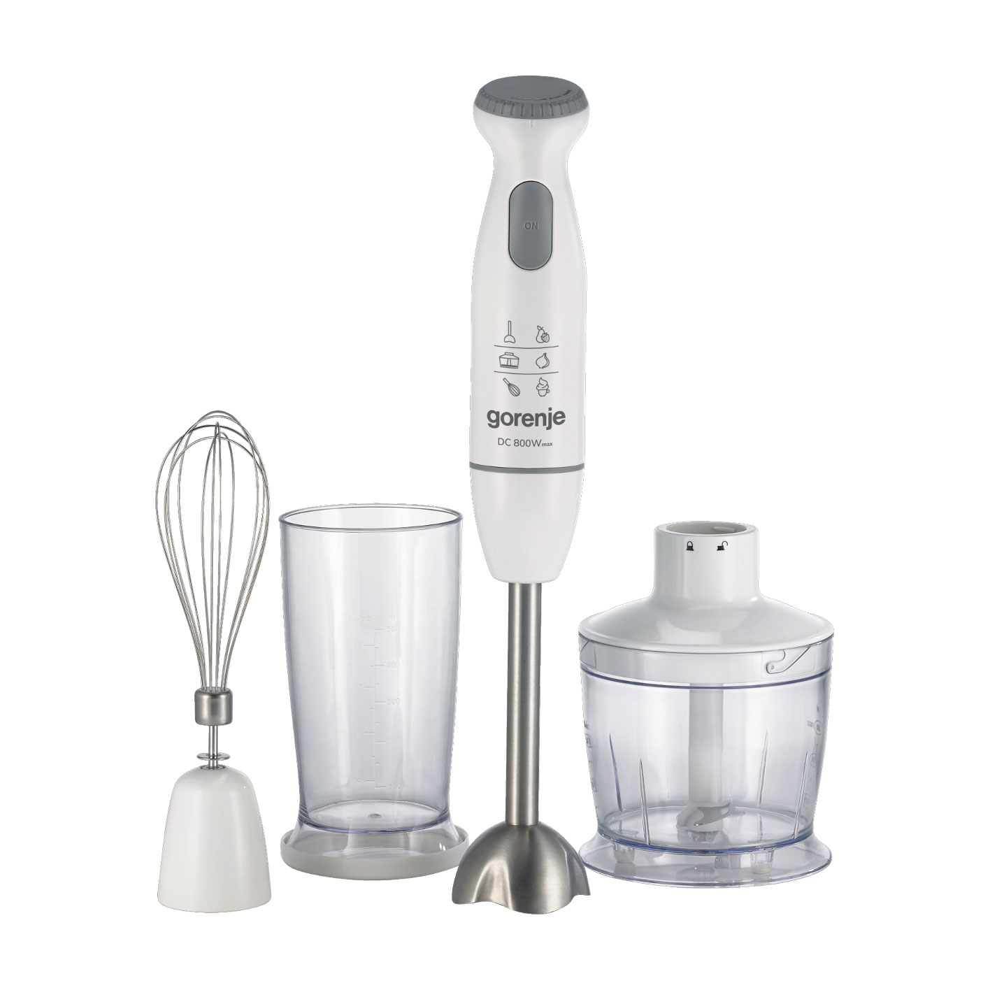 Блендер заглибний Gorenje білий (HBC804QW)